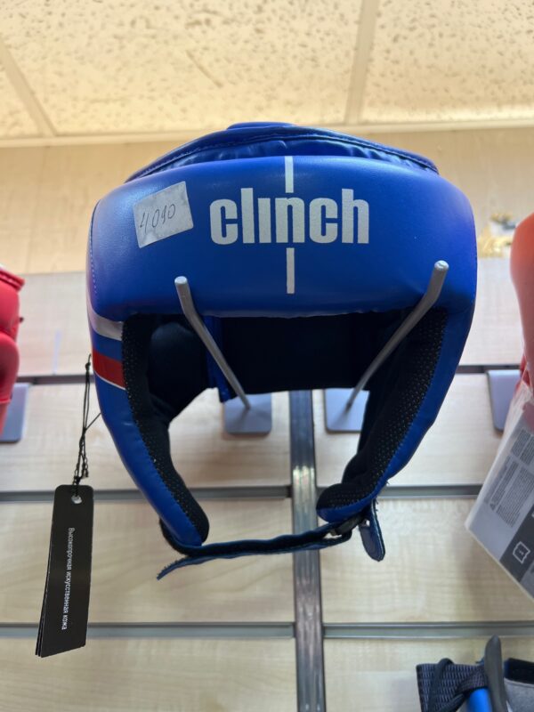 Шлем боксерский Clinch Olimp синий C112